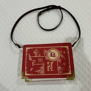 Red Beauty and the Beast Book Clutch